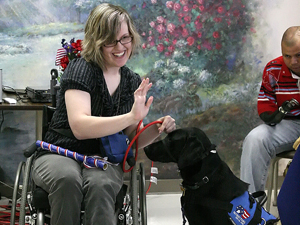 Service dogs graduate from prison